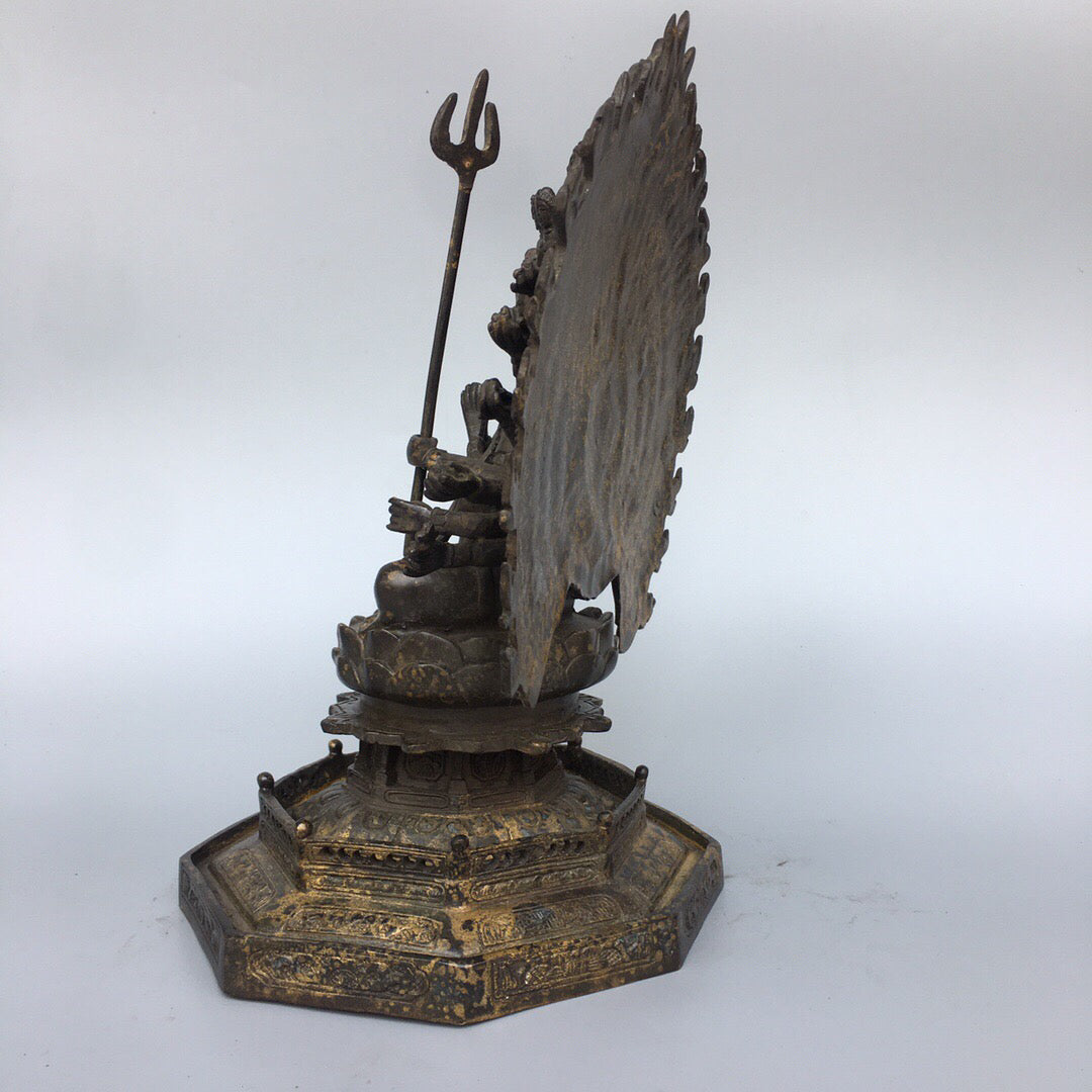 Chinese antique pure copper Buddha statue