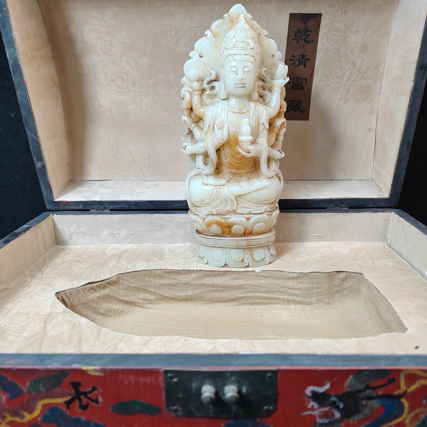 Chinese antique white jade ornaments