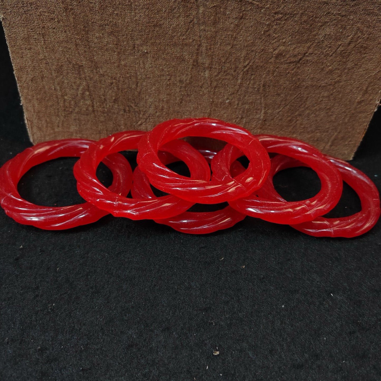 Chinese Antique Red Jade Bracelet