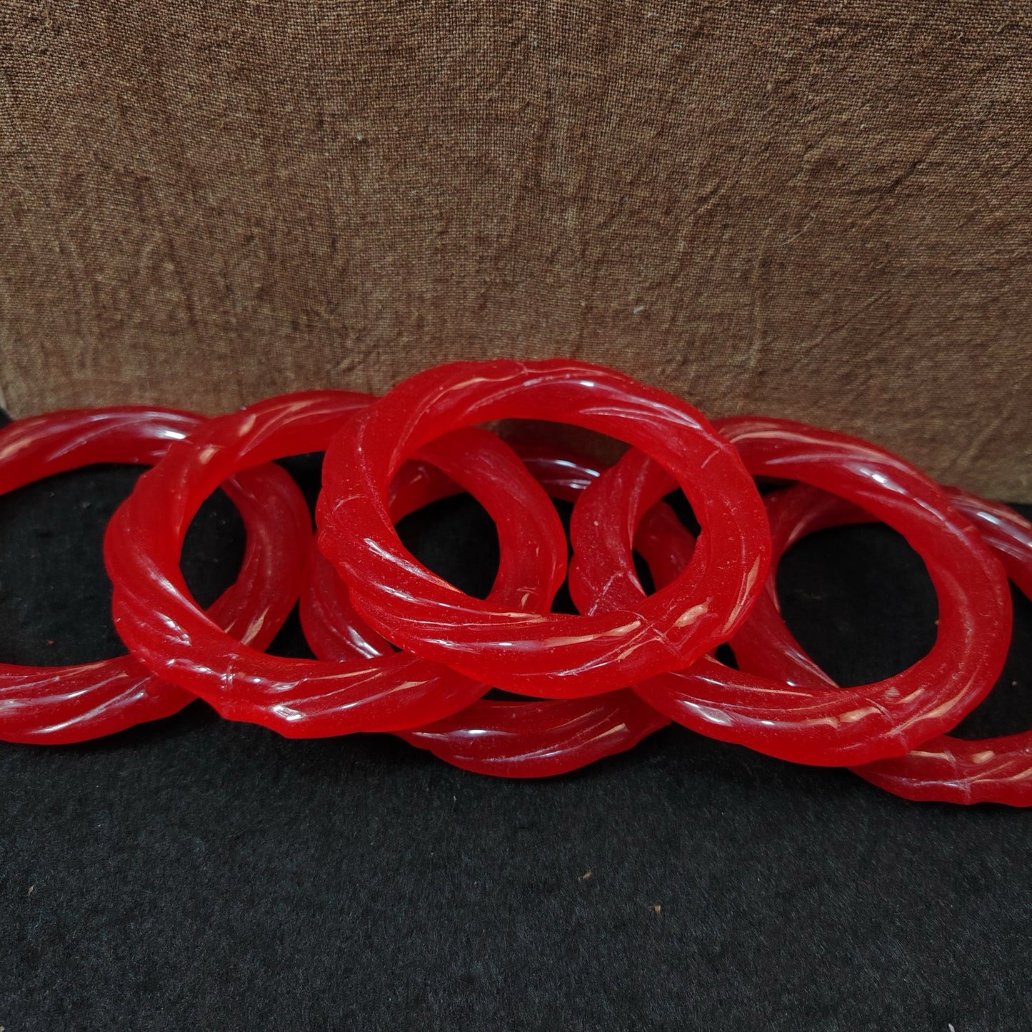 Chinese Antique Red Jade Bracelet