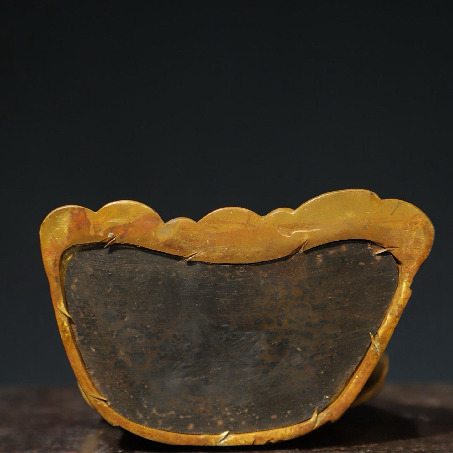 Bronze mud gold Buddha statue of Shakyamuni