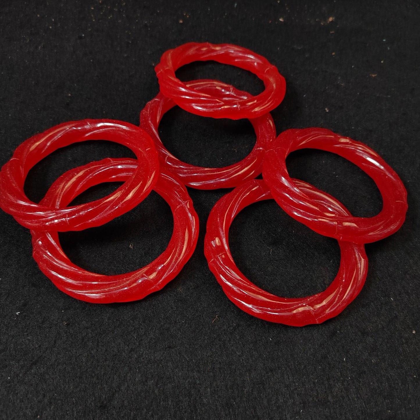 Chinese Antique Red Jade Bracelet