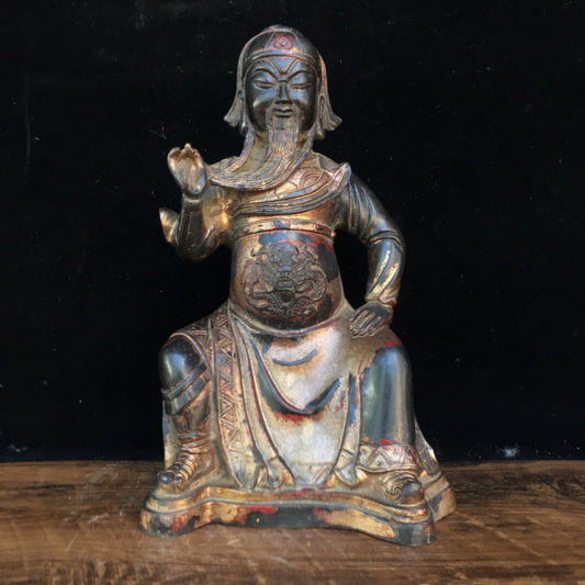 Chinese antique pure copper Buddha statue