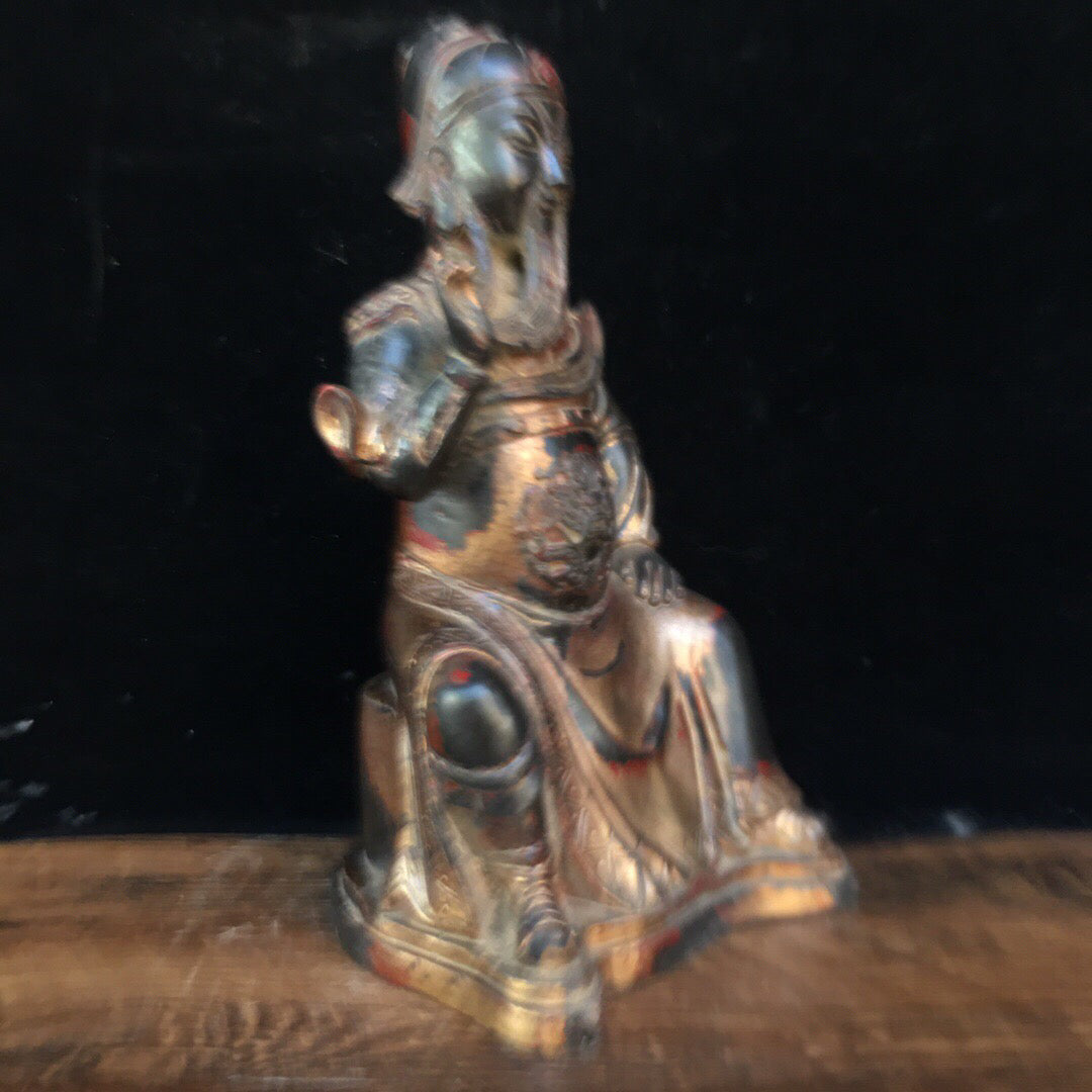 Chinese antique pure copper Buddha statue