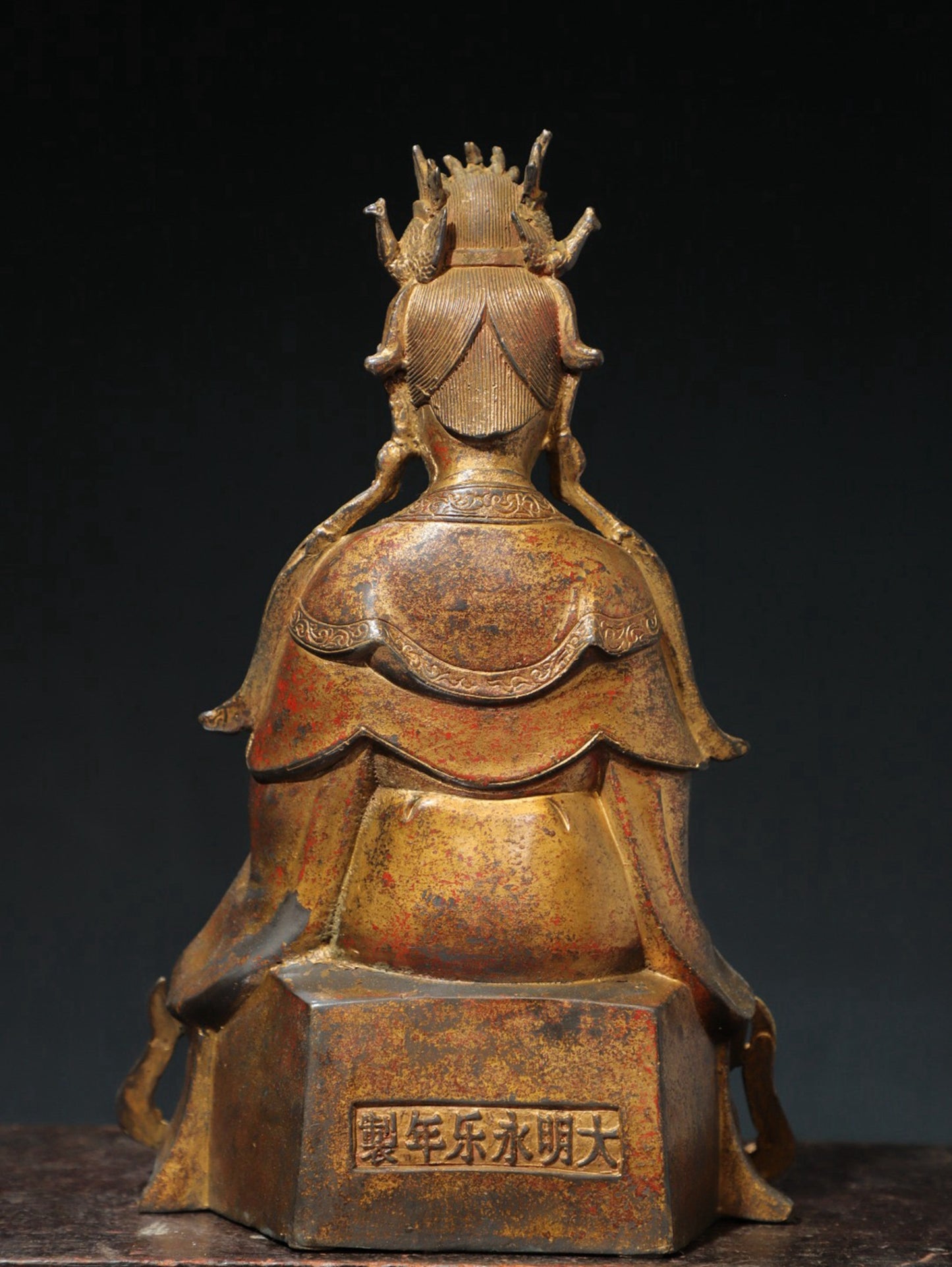 Bronze mud gold [Queen Mother] Buddha statue