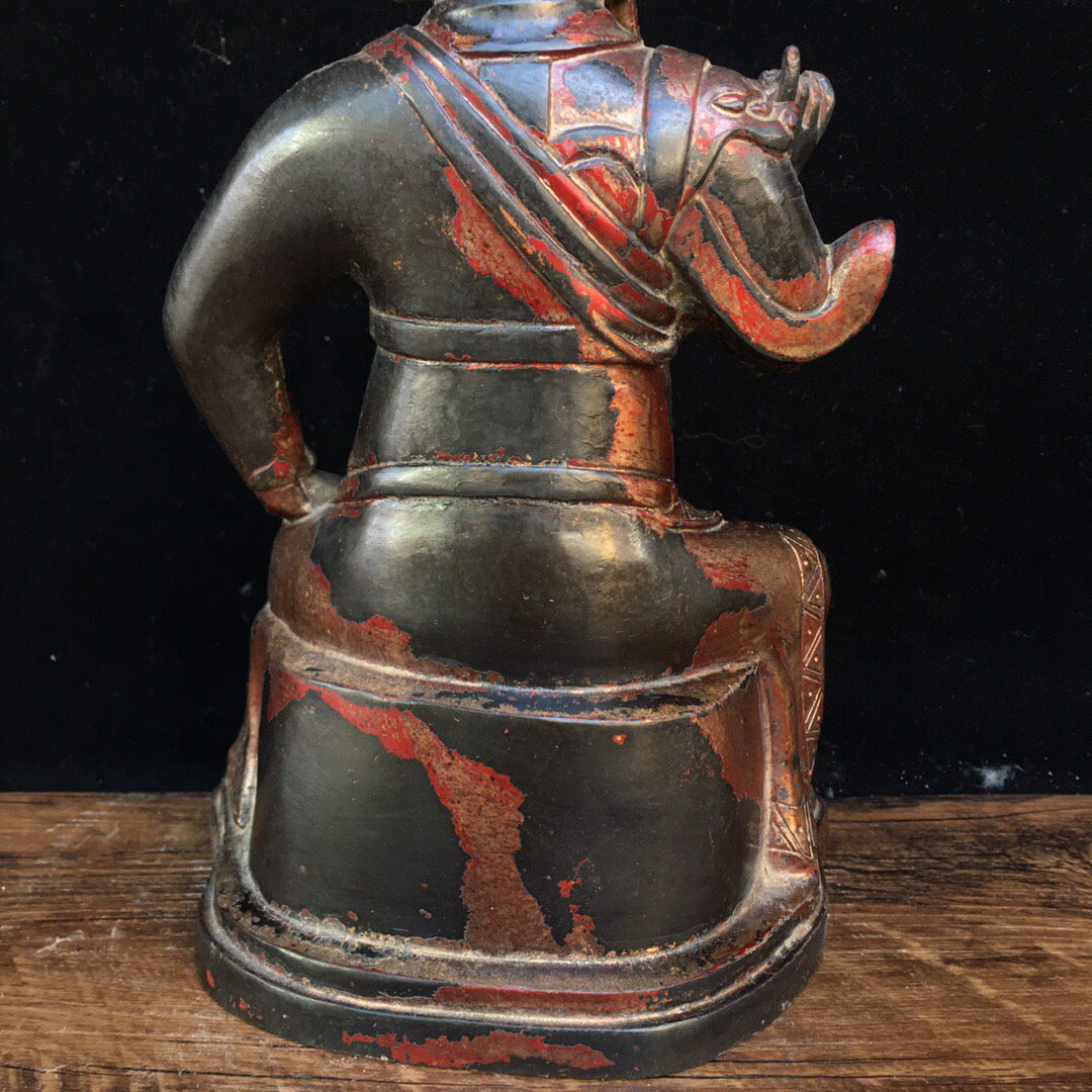 Chinese antique pure copper Buddha statue