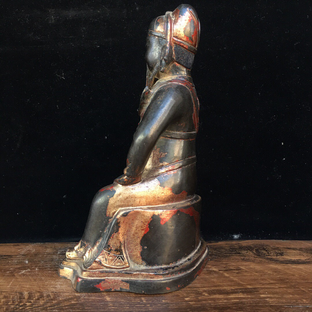 Chinese antique pure copper Buddha statue