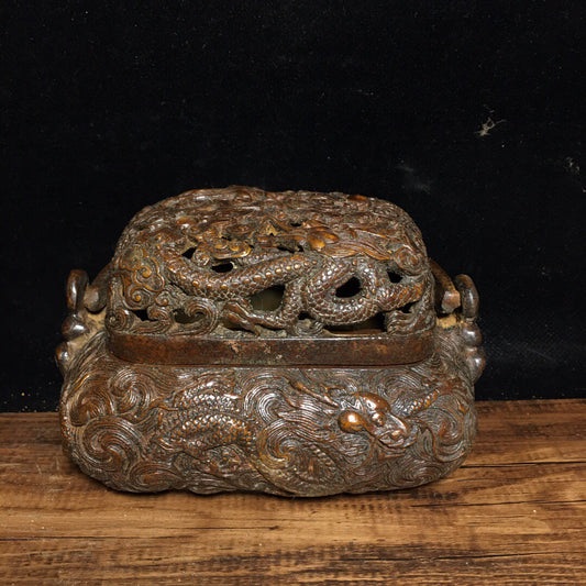 Chinese antique pure copper stove