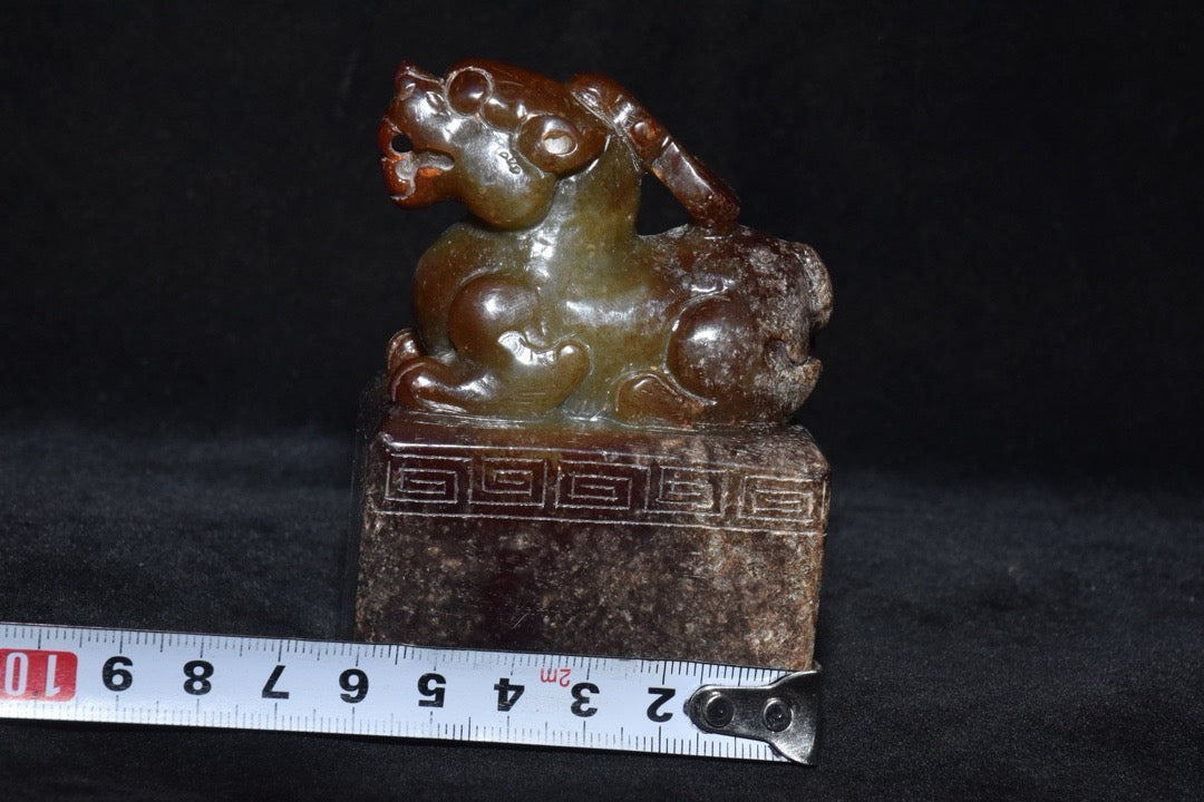 Chinese antique Hotan Jade seal