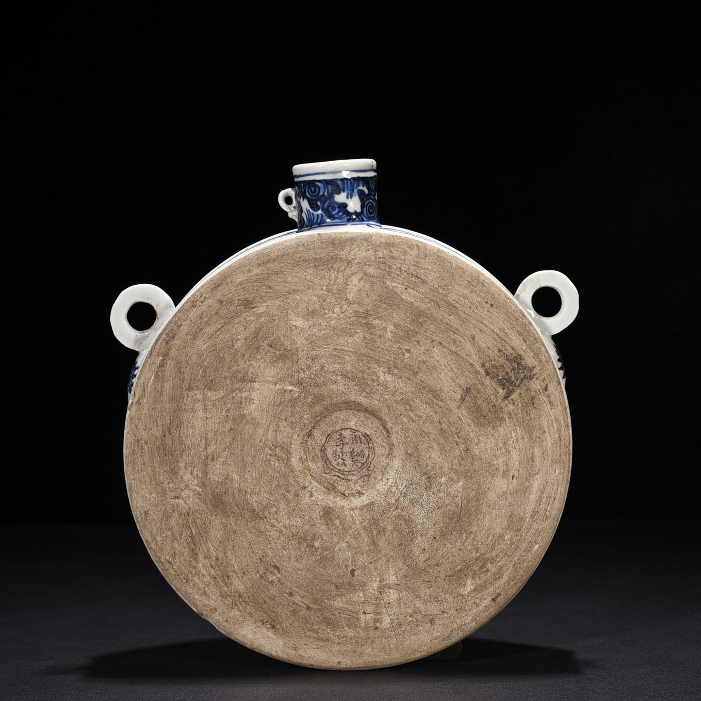 Chinese antique blue and white wall teapot