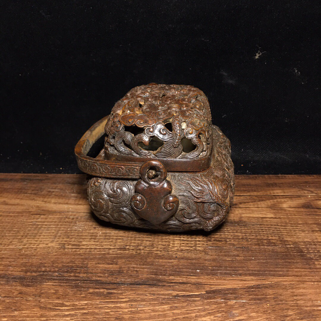 Chinese antique pure copper stove