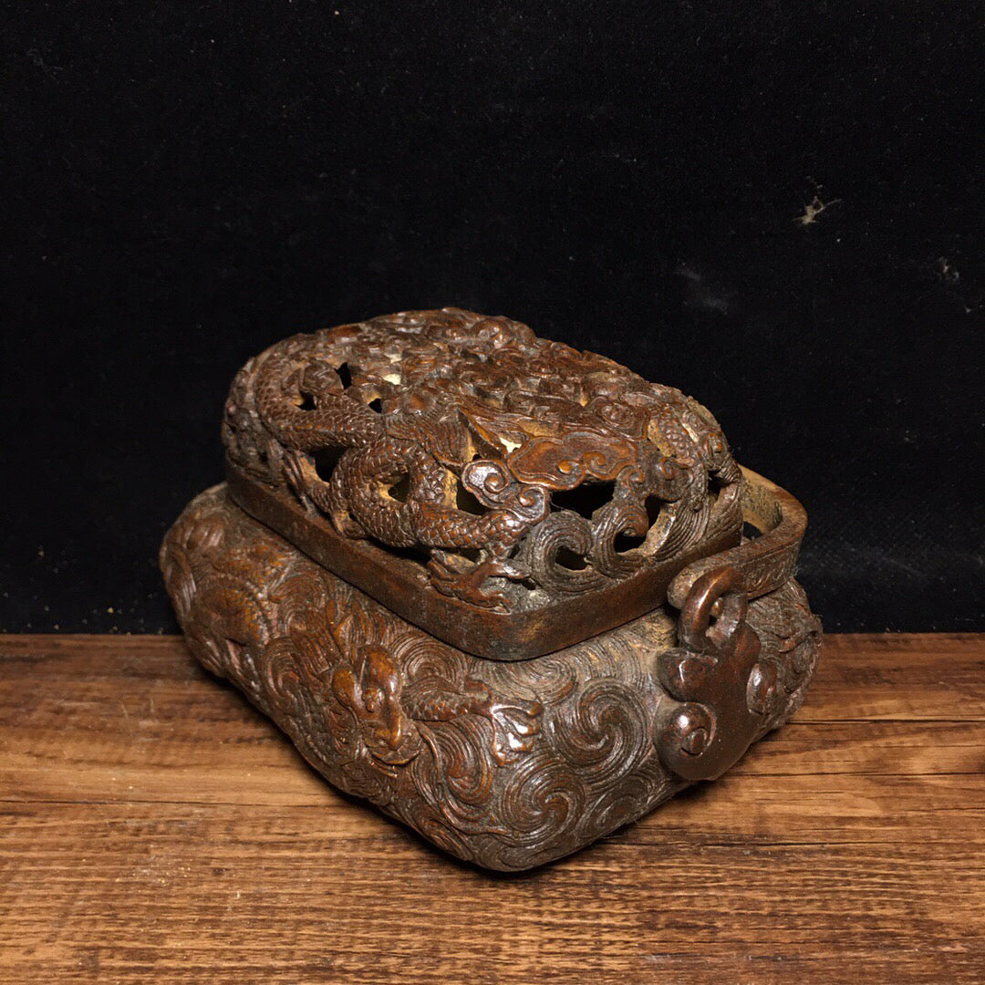 Chinese antique pure copper stove