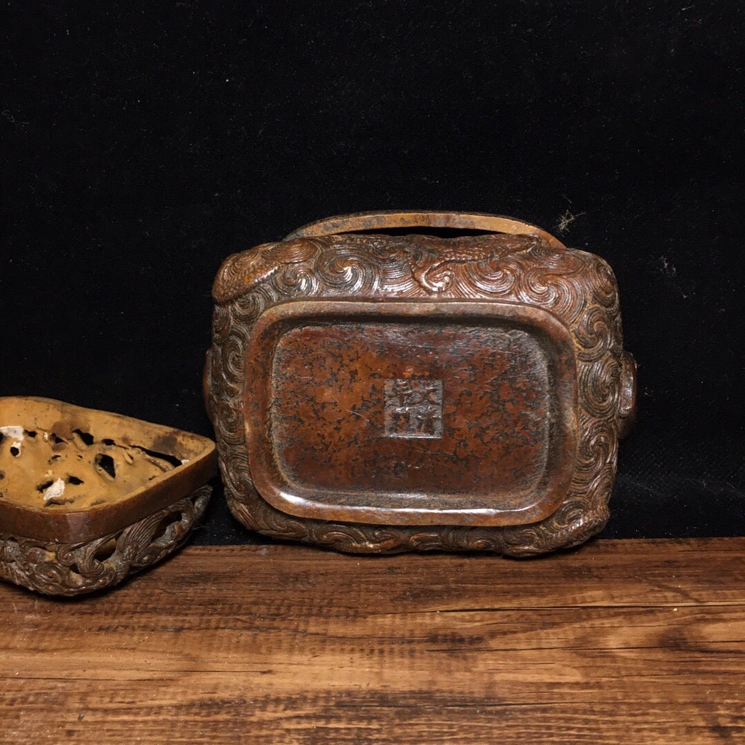 Chinese antique pure copper stove