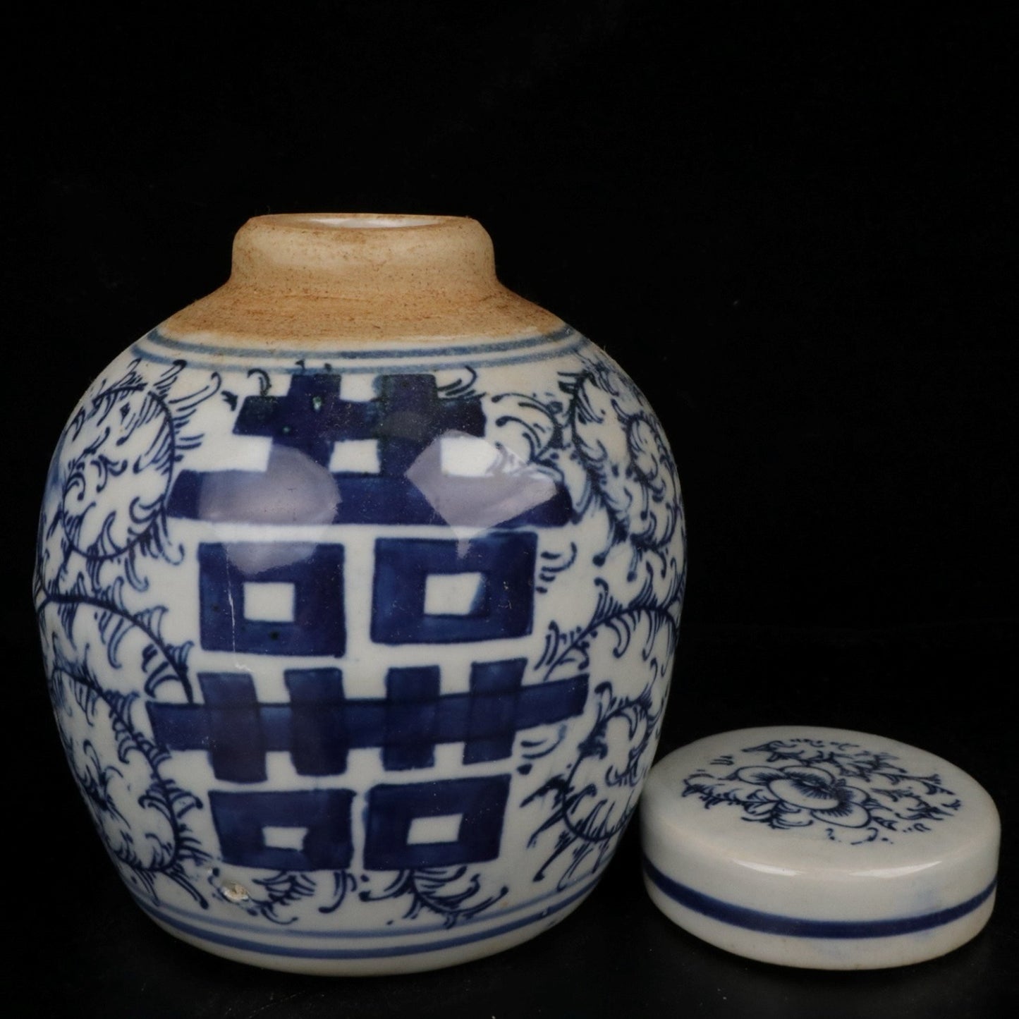 Blue and White Xizi Little Treasure Bead Altar