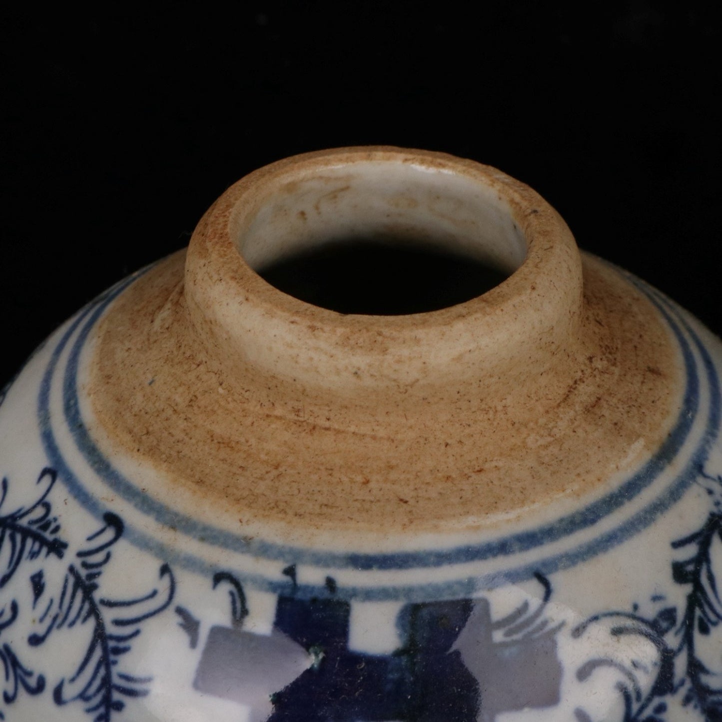 Blue and White Xizi Little Treasure Bead Altar