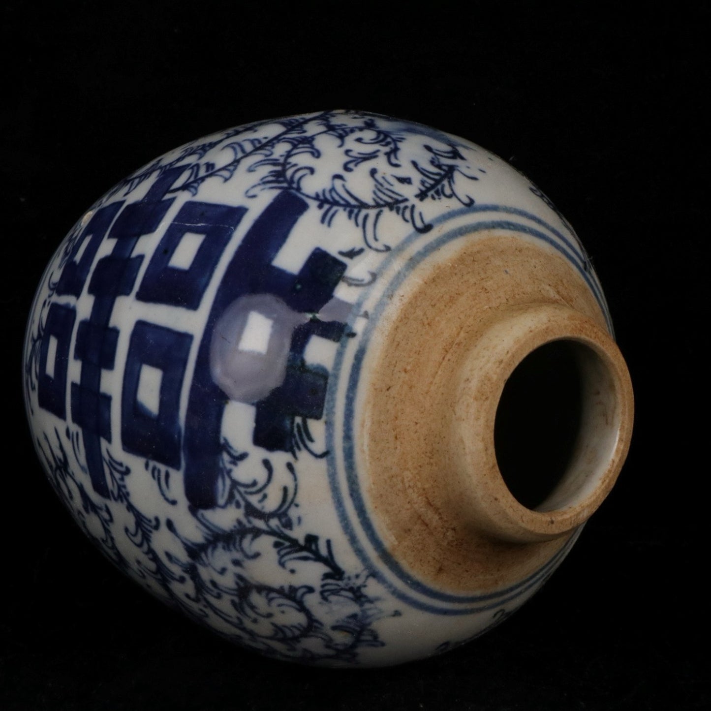 Blue and White Xizi Little Treasure Bead Altar