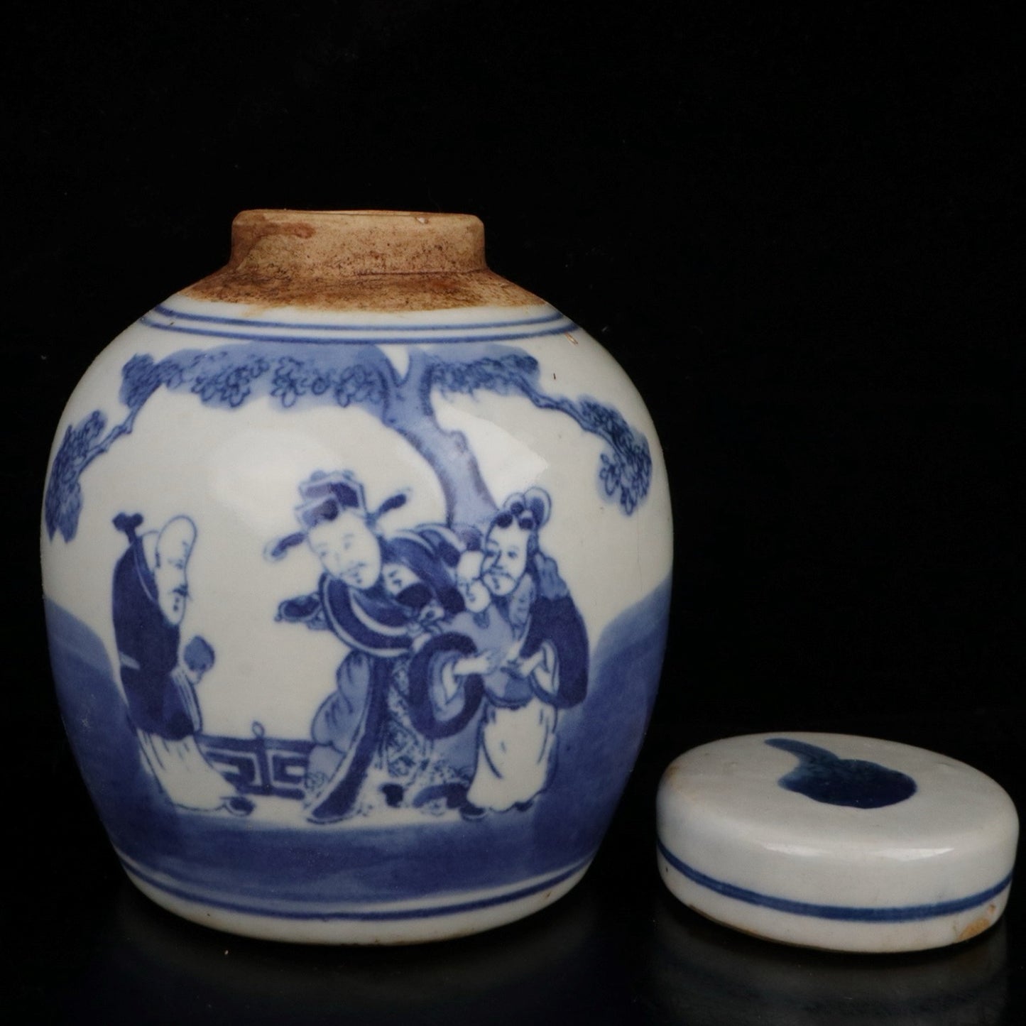 Blue and White Pearl Altar