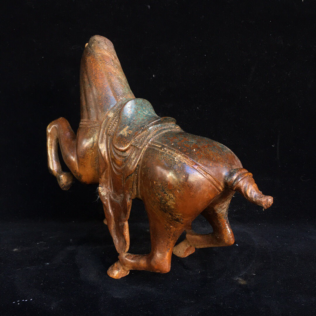 Chinese antique pure copper horse