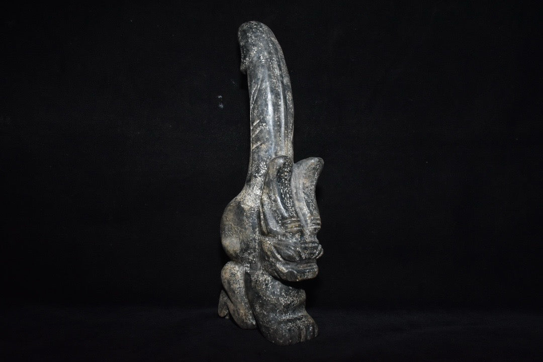 Chinese Antique Meteorite Dragon Root