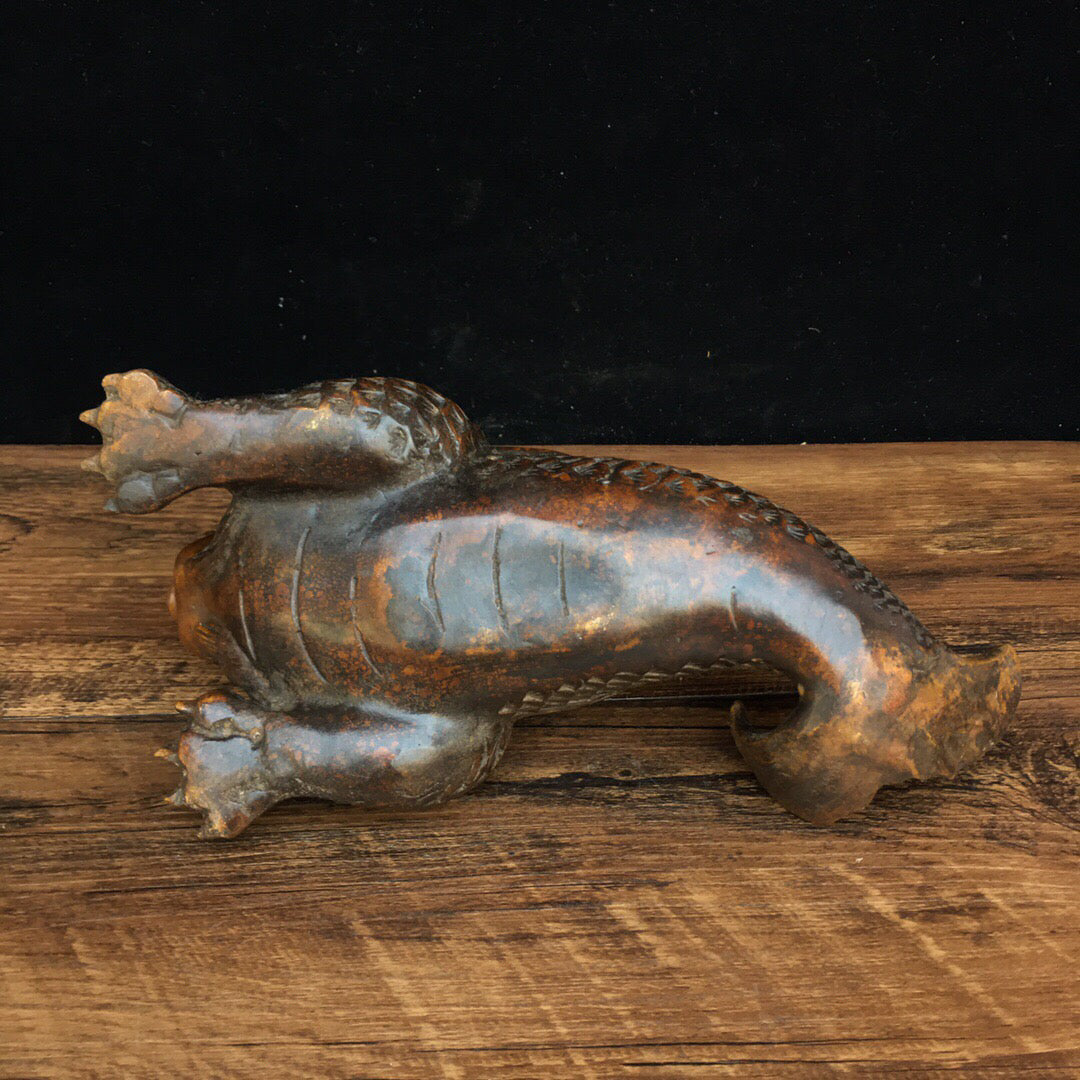 Chinese Antique Pure Copper Fish