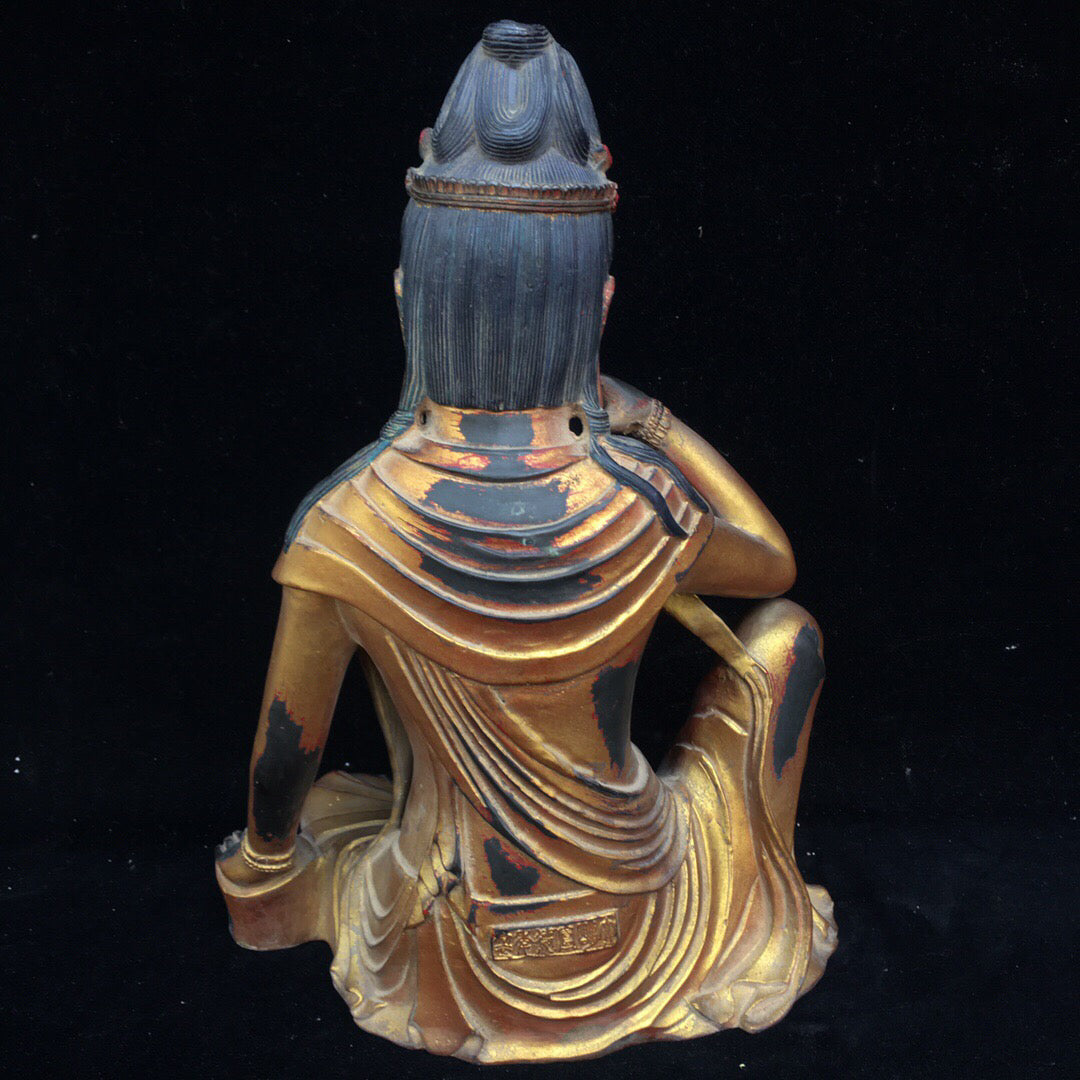 Chinese antique pure copper Buddha statue