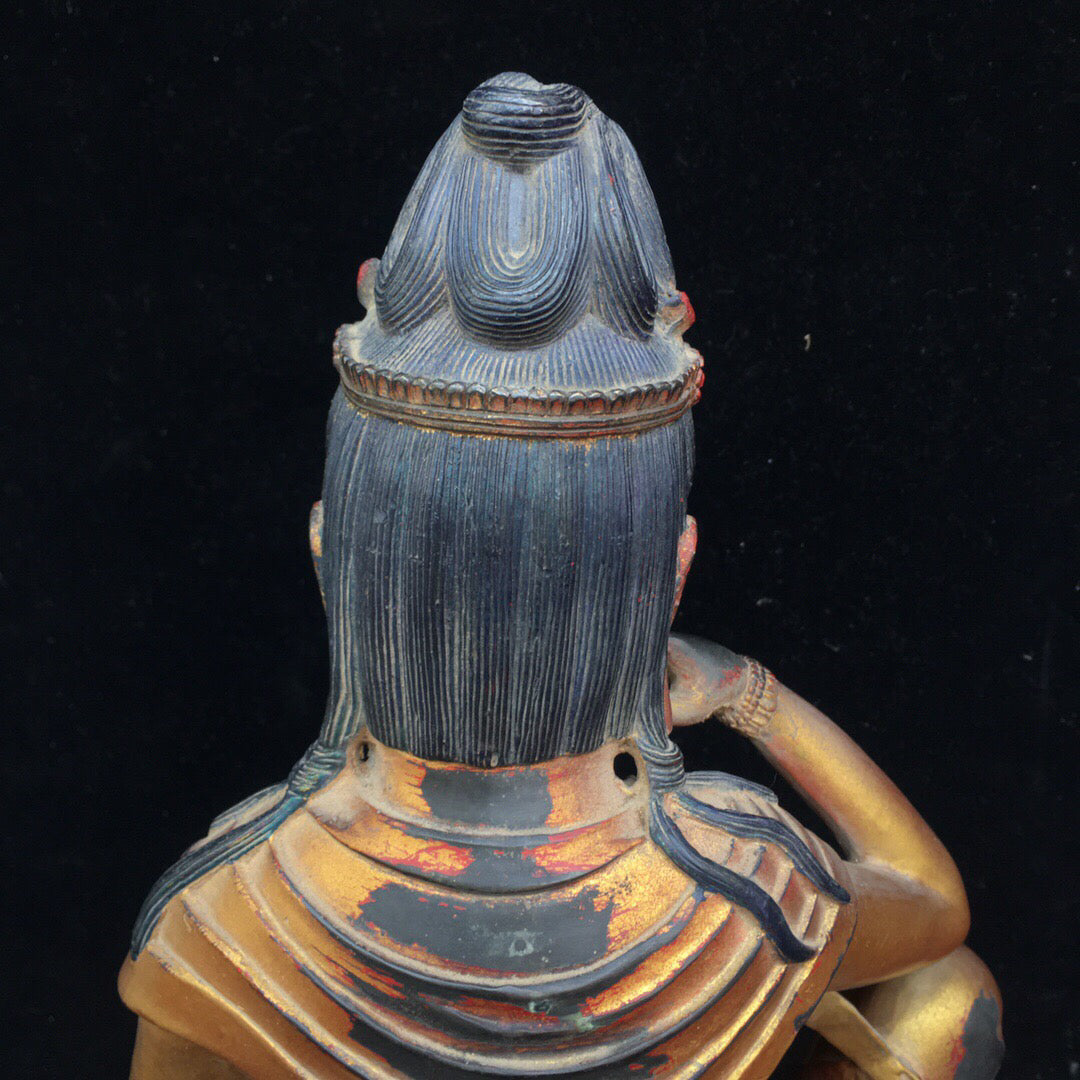 Chinese antique pure copper Buddha statue
