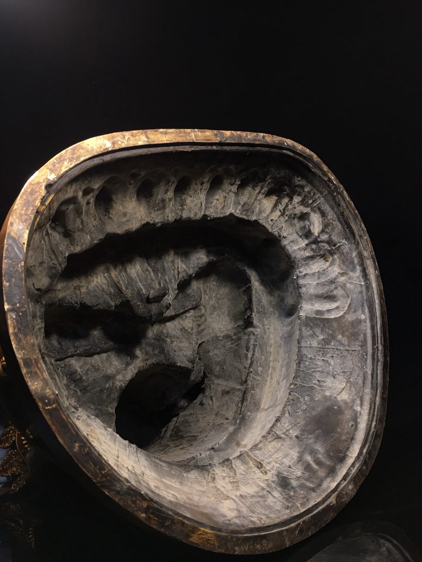 Bronze gilded statue of Guanyin Bodhisattva