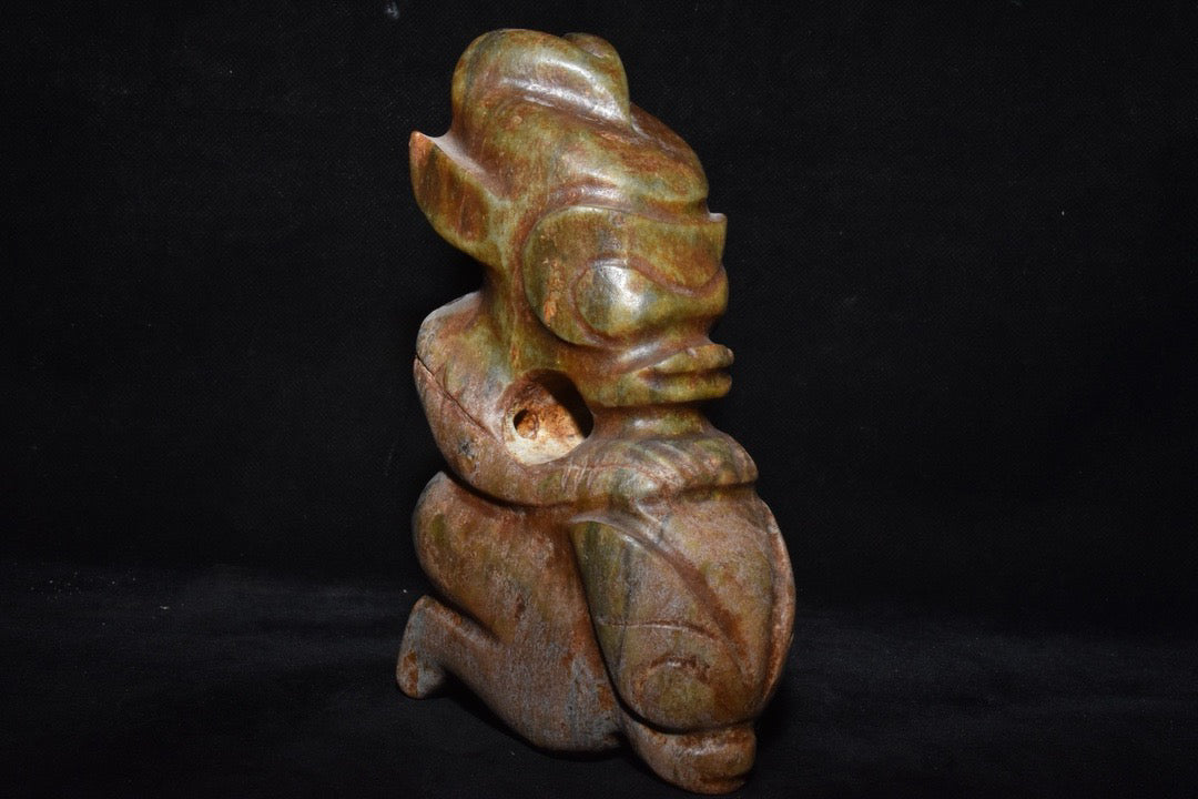 Chinese Antique Old Jade Man