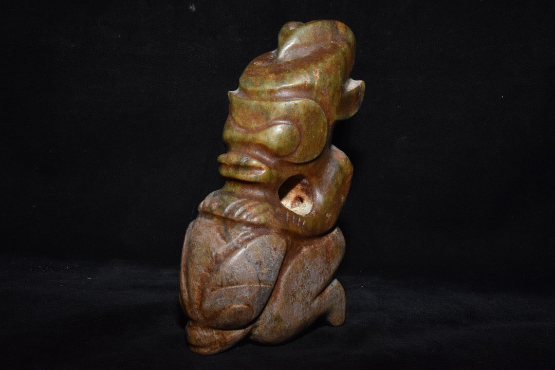 Chinese Antique Old Jade Man