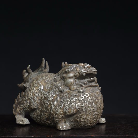 Chinese antique pure copper auspicious animal ornaments