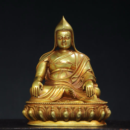 Chinese antique pure copper Buddha statue