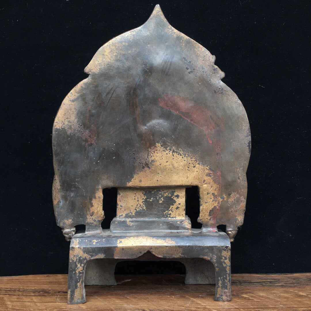 Chinese antique pure copper Buddha statue