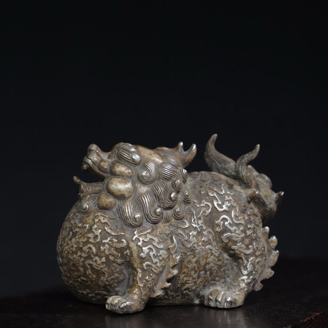 Chinese antique pure copper auspicious animal ornaments