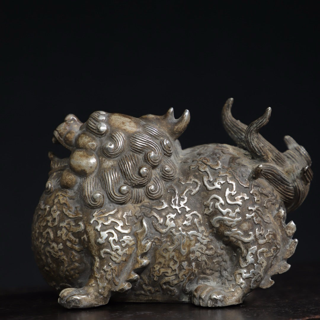 Chinese antique pure copper auspicious animal ornaments