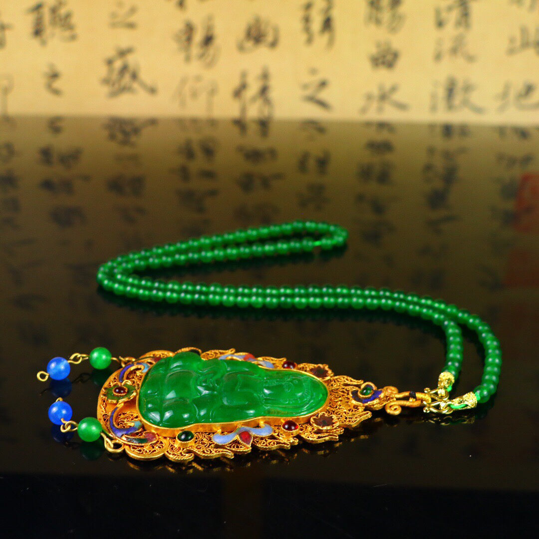 Chinese antique high ice [Guanyin]