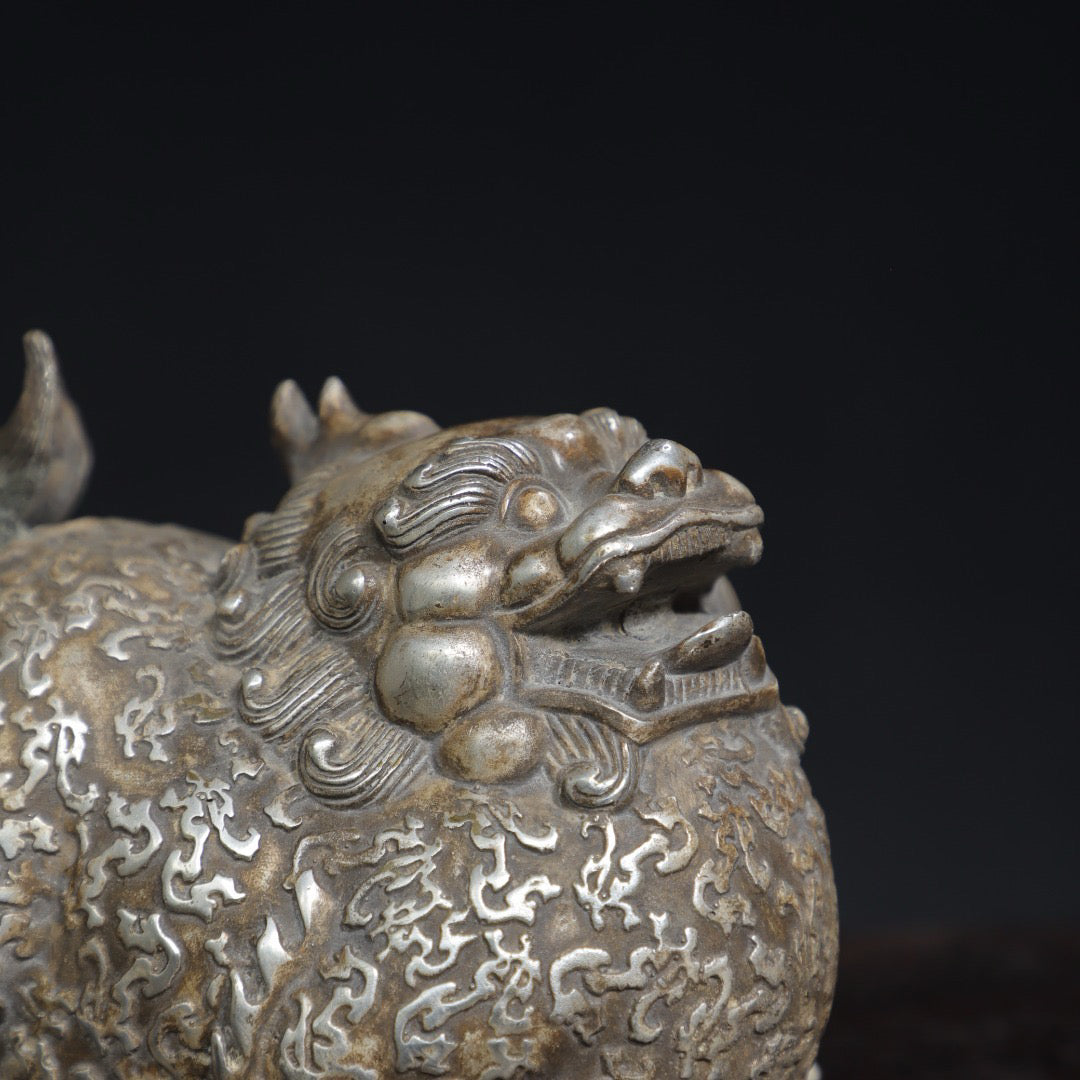 Chinese antique pure copper auspicious animal ornaments