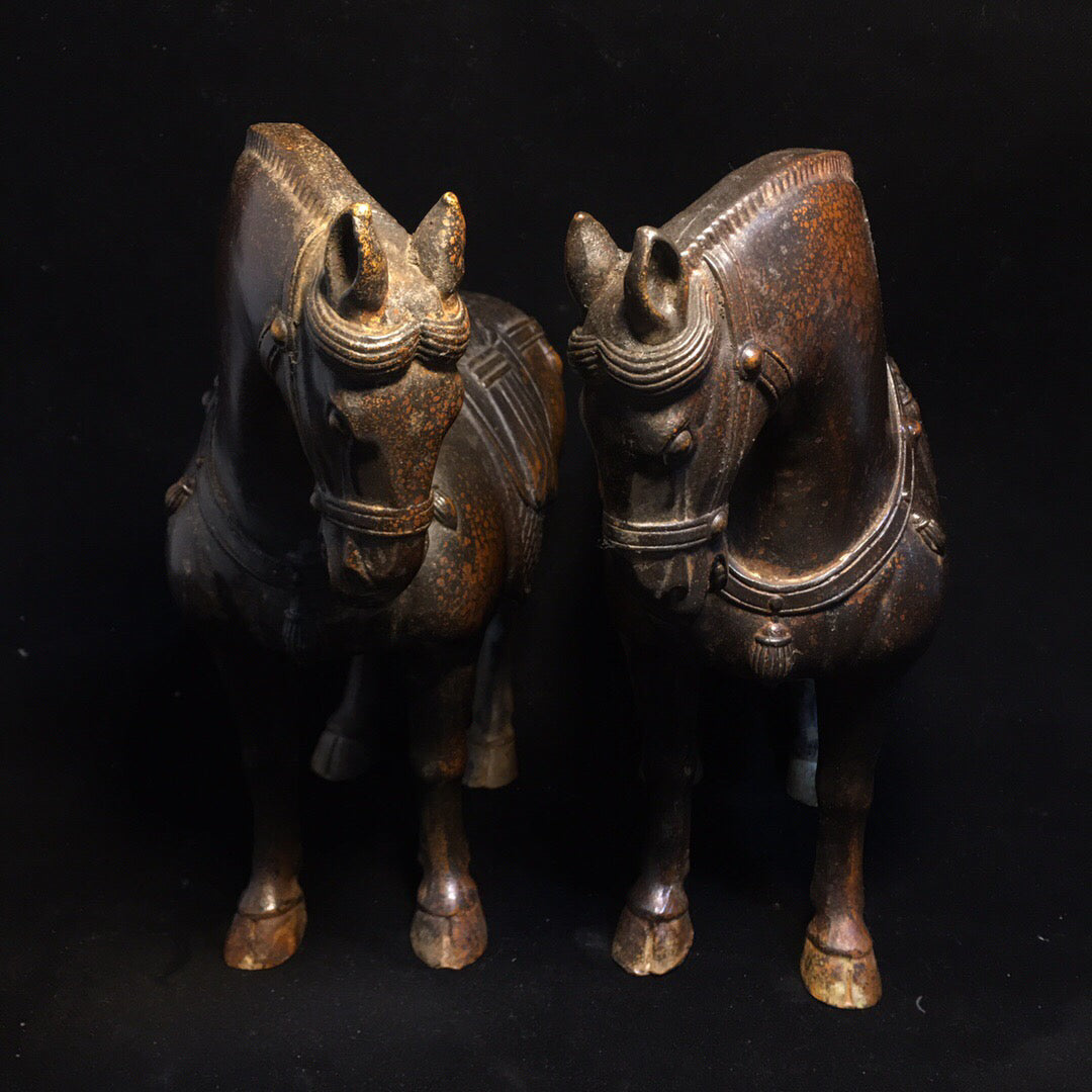 Chinese antique pure copper horse