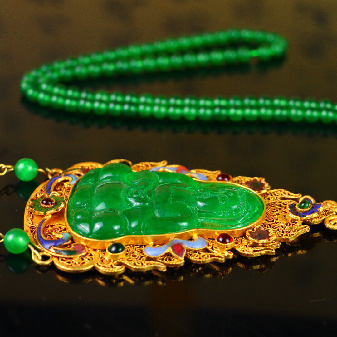 Chinese antique high ice [Guanyin]