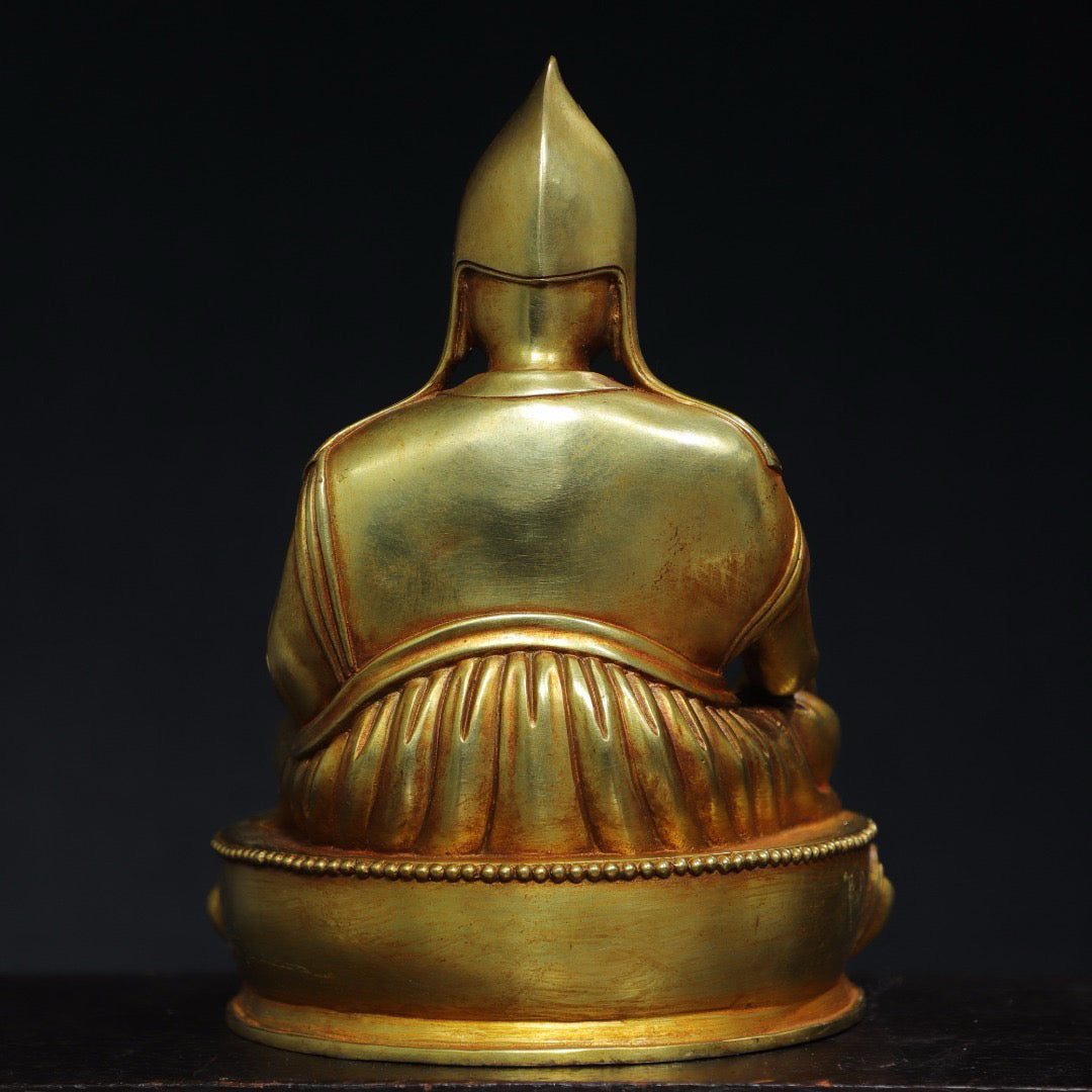 Chinese antique pure copper Buddha statue