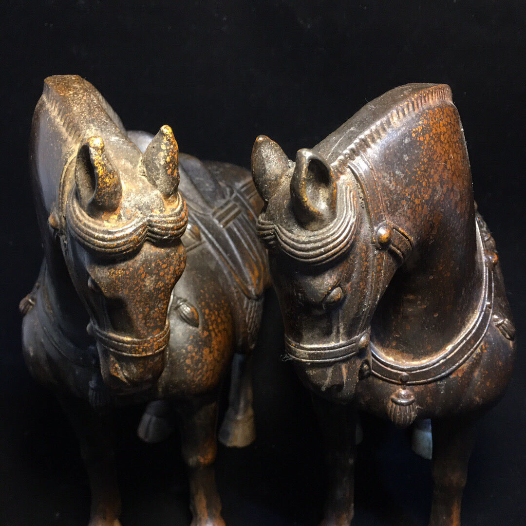 Chinese antique pure copper horse