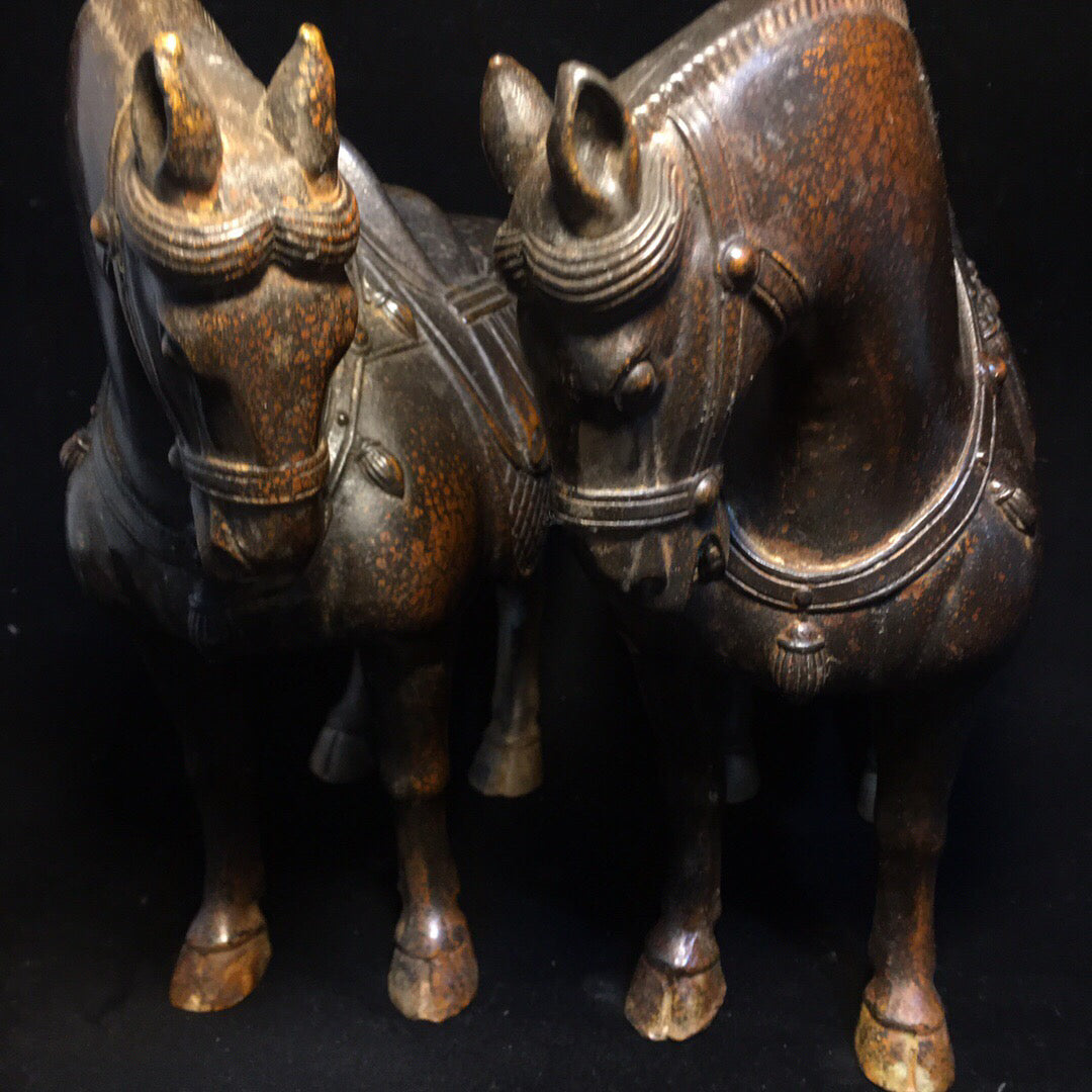 Chinese antique pure copper horse