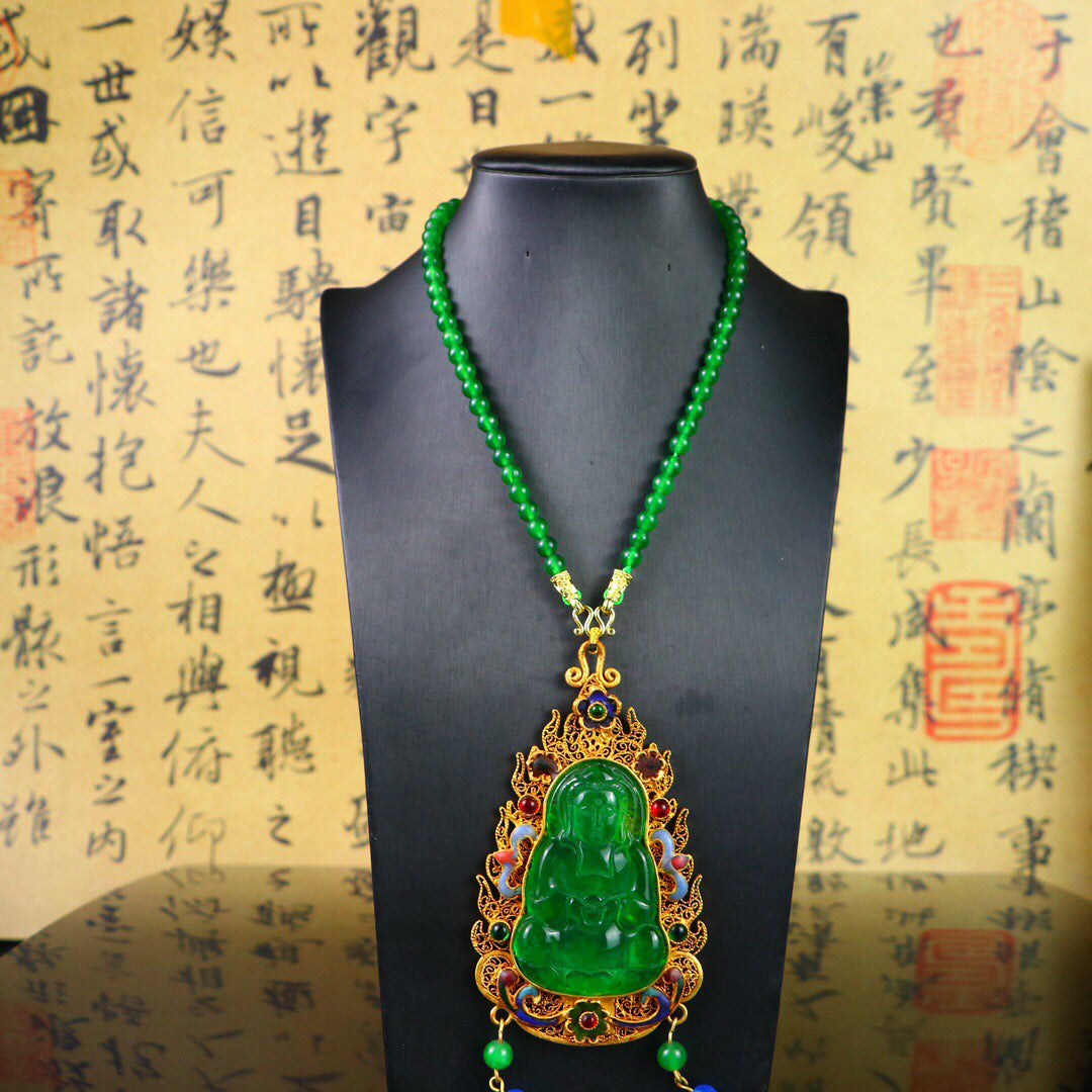 Chinese antique high ice [Guanyin]