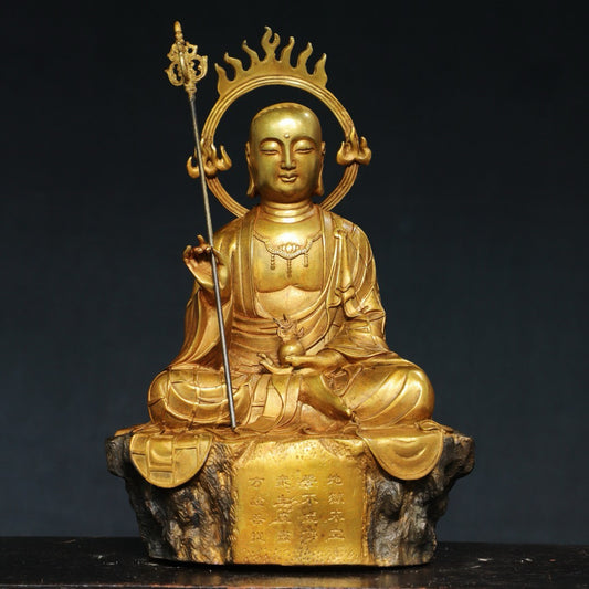 Chinese antique pure copper Buddha statue