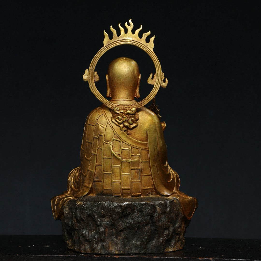 Chinese antique pure copper Buddha statue