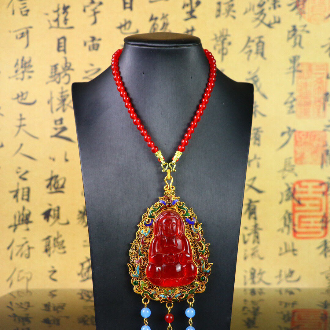 Chinese antique high ice [Guanyin]