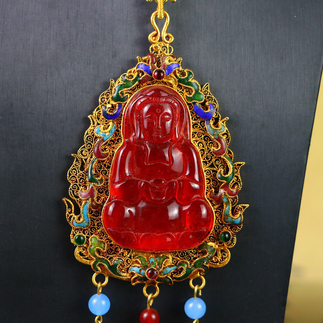 Chinese antique high ice [Guanyin]