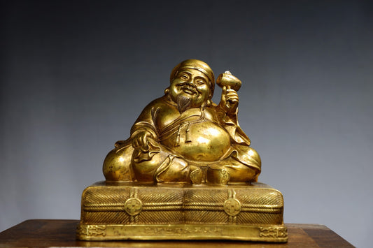 Chinese antique pure copper Buddha statue
