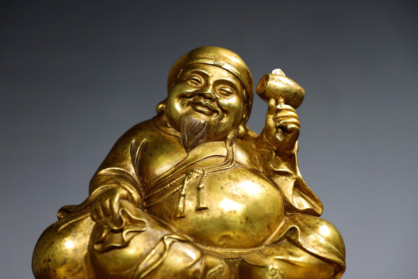 Chinese antique pure copper Buddha statue