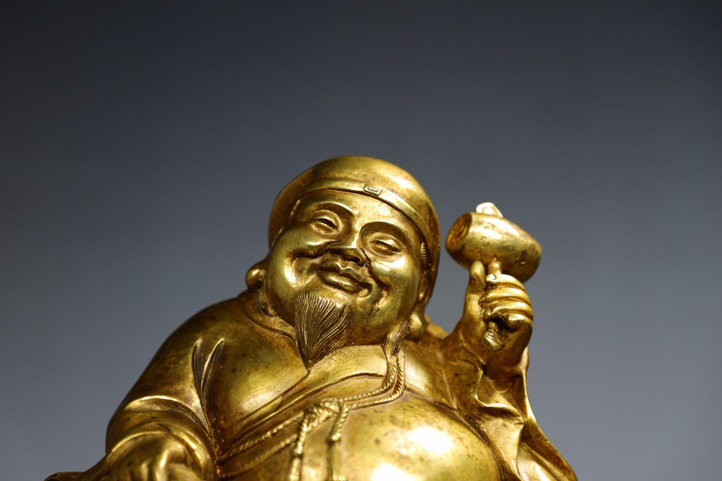 Chinese antique pure copper Buddha statue
