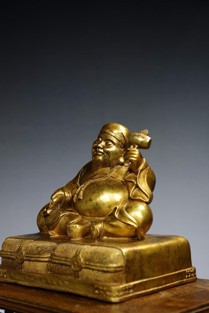 Chinese antique pure copper Buddha statue